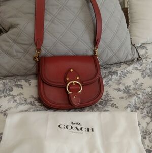 Coach Beat Saddle Bag with Gold Accents